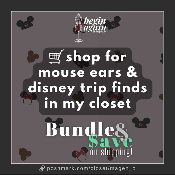 🏰 CLICK FOR DISCOUNTS! NEW Minnie Mouse Disney Ears Pink Iridescent Puffy Bow - Picture 5 of 6